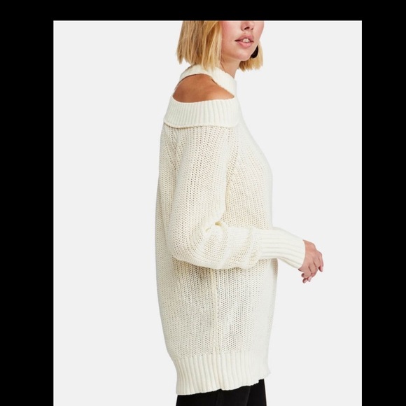 Free People cream Half Moon Bay knit pullover size xs - Picture 9 of 11
